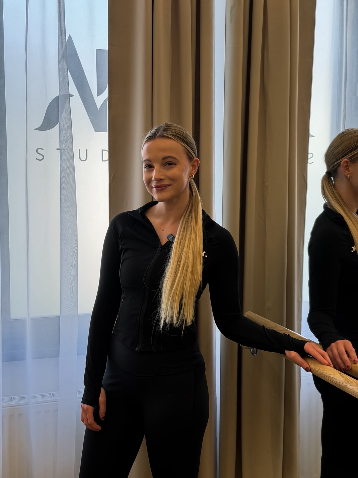Trenérka Total Barre v AF Studiu